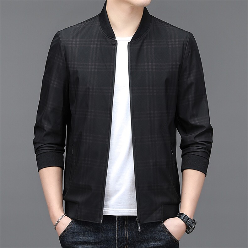 BSTN9833春季新款2023年男士休闲长袖青年夹克商务外套P75,男装夹克,电商B360