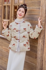 现货2025冬装新款羽绒服拼接真水貂毛小个子百搭时尚百搭新年战袍，女装羽绒服，唯婧