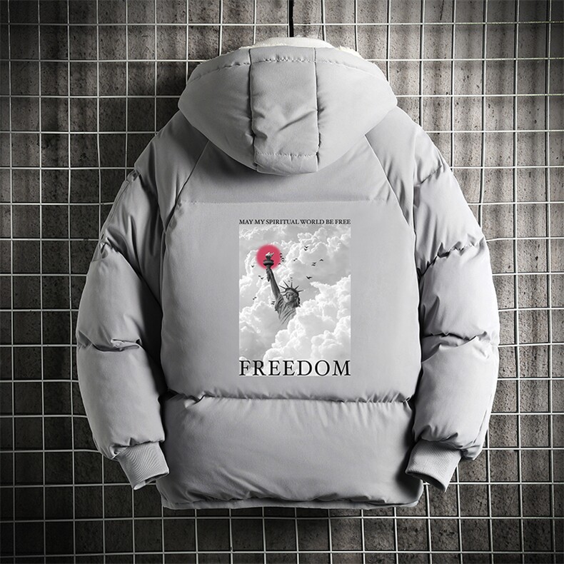 控128加绒面包服男大码羊羔毛棉衣男MY16326-P100图片