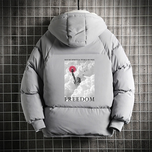 控128加绒面包服男大码羊羔毛棉衣男MY16326-P100图片