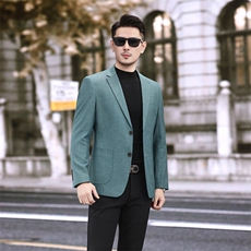 男士春装新款西装竹节纹西服男外套2302P160258，男装西服套装，电商D225-1