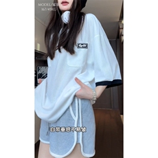 抖音品质！重磅夏季美式冰感POLO衫男潮流宽松短袖XP2403-P45控68，男装Polo衫，电商B370