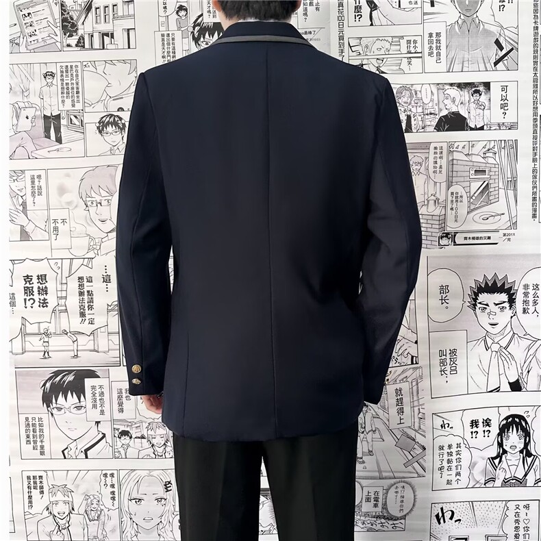 学院风制服dk男生西装套装初中高中休闲西服成人礼毕业班服外套潮,男装西服,四季星座505