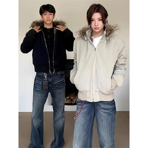 座山狮夹克外套男冬季美式连帽座山雕棉衣服XZ514-2-MY1234-P120