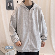 KS21241-P38加绒-P43连帽开衫卫衣男运动外套大码班服，男装卫衣，电商A040