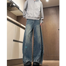 原版版型颜色品质美式宽松牛仔裤cleanfit香蕉阔腿裤子BK13/P64，男装牛仔裤，星座506