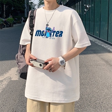 ！2024夏季新款青少年华夫格短袖T恤百搭半袖衫TXH226P25，男装T恤，电商B220