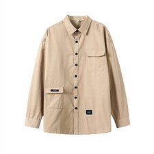 港风长袖ins衬衫男韩版宽松男休闲衬衣百搭寸衣外套C923-P45现货，男装衬衫，电商A157-1