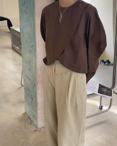 泡泡袖上衣，其它，Vase