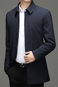 FA882秋冬新款2023年男士休闲羽绒服加厚保暖夹克外套P图片
