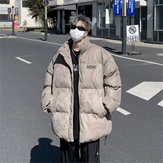 2024年美式高街棉服男冬季加厚棉衣休闲复古棉袄，男装棉衣，星座716-2