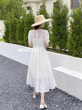 夏装新款连衣裙，面料柔软舒适透气、潮流韩版修身，女装连衣裙，时尚靓姿