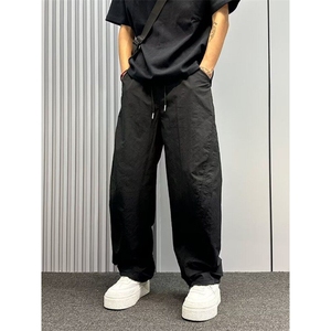 网图现货夏季新款直筒男潮流百搭休闲裤宽松哈伦裤RY232-P50图片