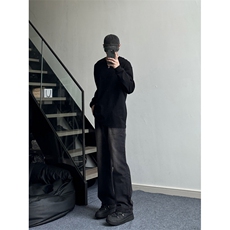 秋冬季美式高街牛仔裤男百搭休闲裤G1233/P4568，男装牛仔裤，电商D202-1