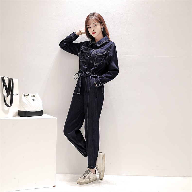 牛仔外套女装秋装2022年新款初秋时尚港风复古chic工装两件套装潮,女装套装/套裙,梦懿尔