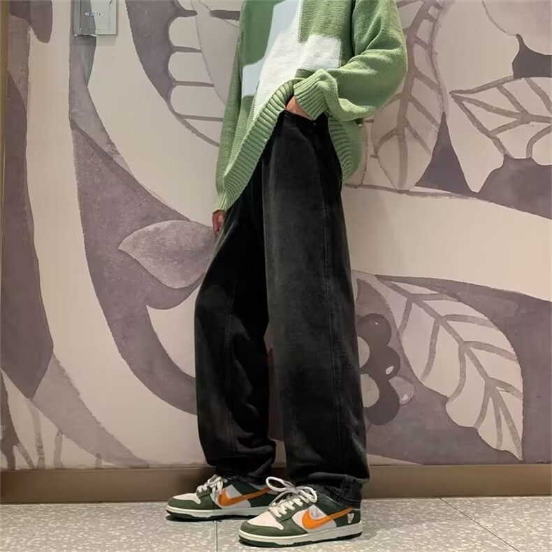 牛仔裤男春季潮大码休闲裤子高街M5051P36,男装牛仔裤,星座1116-2