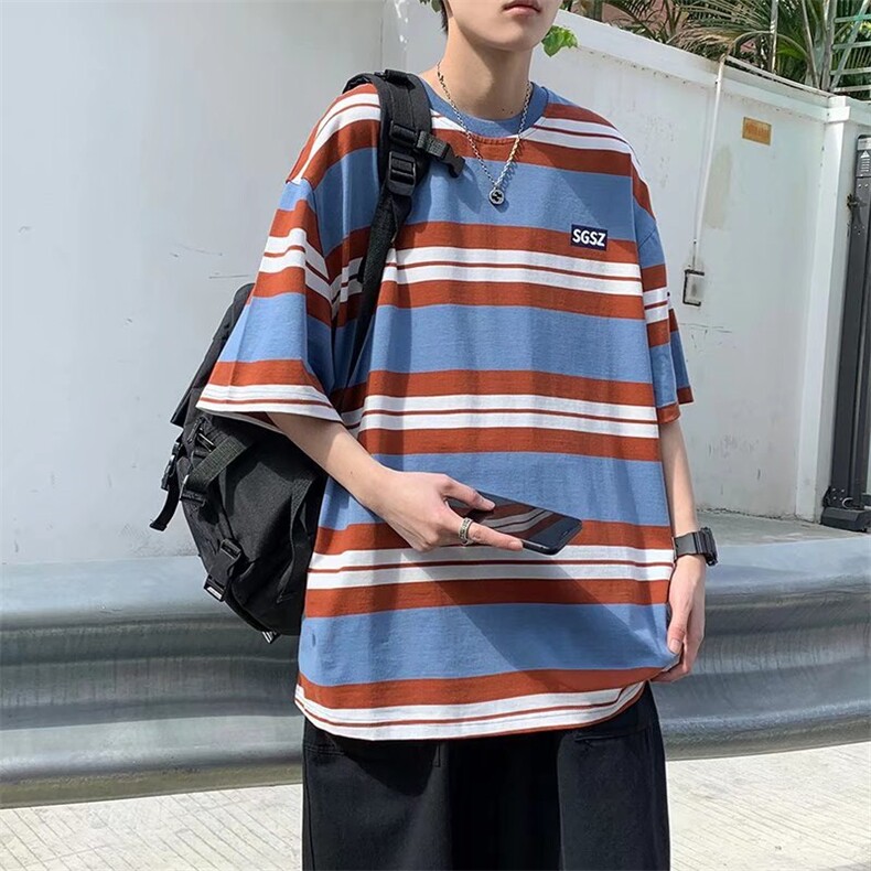 男圆领T恤宽松短袖T05P23,男装T恤,星座1116-2