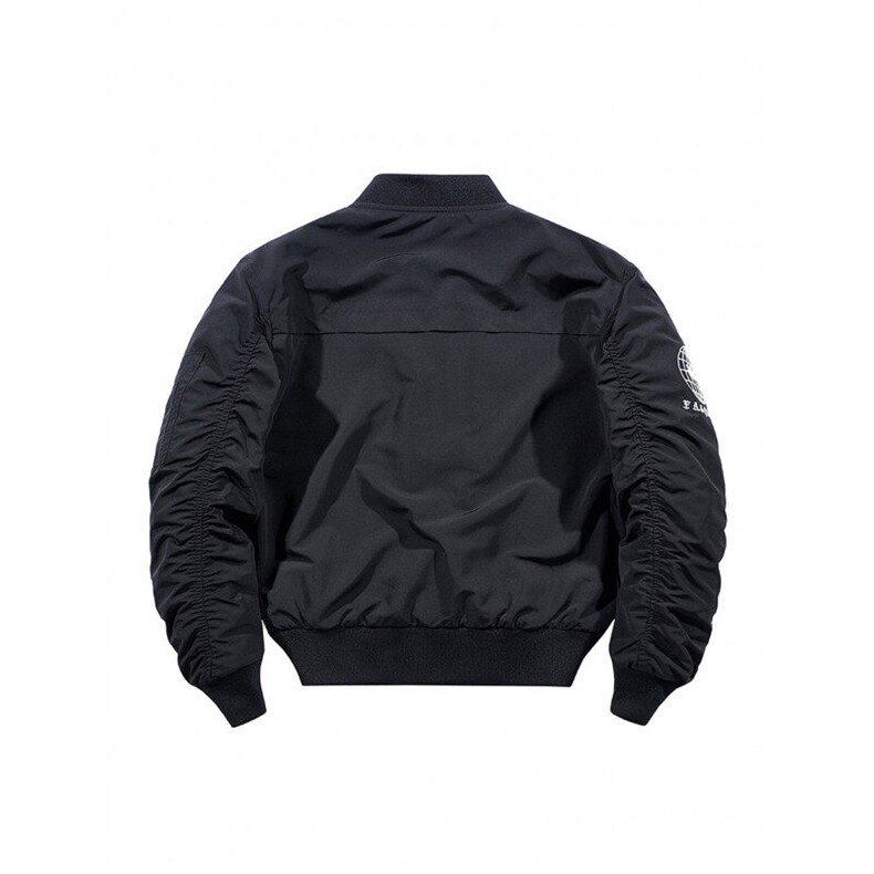 主推款：外套男飞行员夹克教练春秋冬加棉大码工装机车服棒球服夹,男装夹克,星座210-5(原414-2)