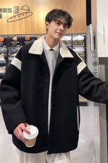 男装呢料大衣2026秋冬季新款毛呢大衣男生外套XZ514-2-F596-P115，男装毛呢大衣，星座514-2(原B239)
