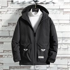 男士休闲连帽加厚保暖棉衣外套棉服棉袄冬季防寒开衫男装M990，男装棉衣，电商B226-2（原B217-2）