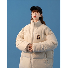2025冬季新款毛巾绣英文字母G中性棉衣棉服外套M2053/P60控88，男装棉衣，电商A148-1