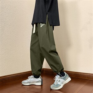 2024秋冬新款 cityboy 字母刺绣宽松抽绳束脚休闲裤 K242-P50图片