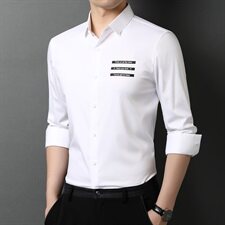 J575钱塘2021-1秋季新款男士高端轻奢长袖衬衣大货主推P72，男装衬衫，钱塘207-1