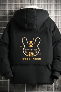 控128加绒面包服男大码羊羔毛棉衣男MY16297-P100图片