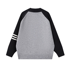 现货高品质得物抖音直播套头三条杠针织毛衣310A-2MYY5023P88，男装针织衫/毛衣，星座310A-2
