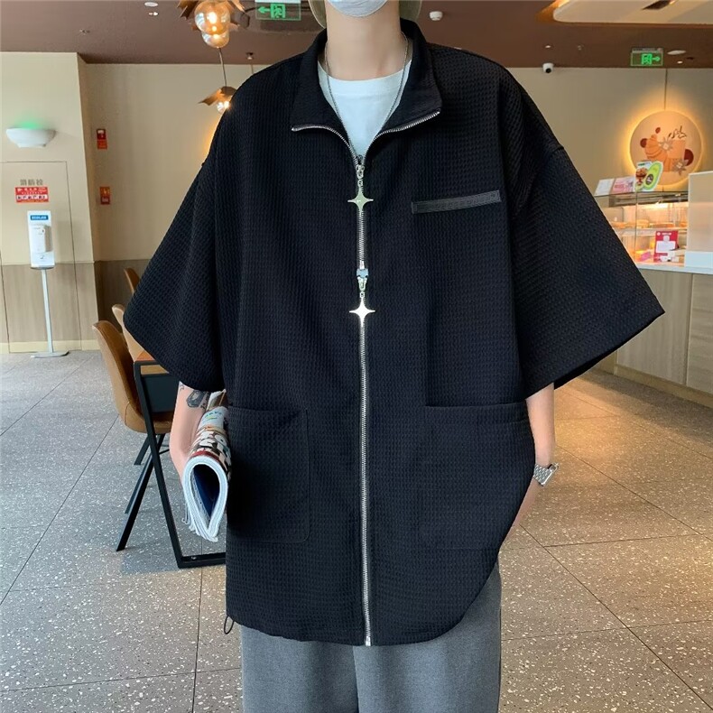 潮流男青春流行潮文艺ins原宿新款夏季时尚潮牌慵懒休闲裤,男装休闲裤,星座716-2