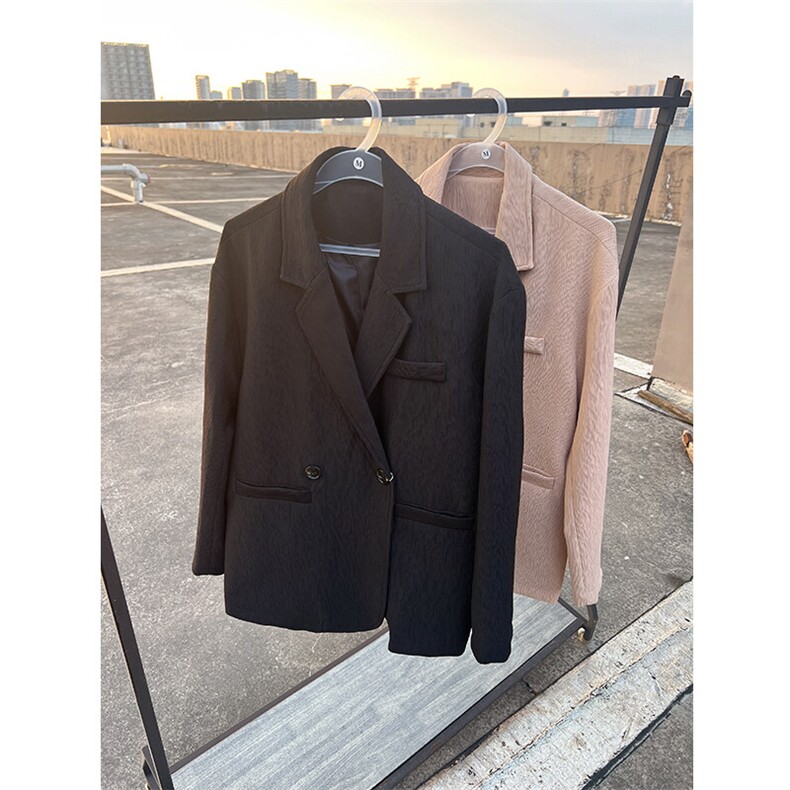 平驳领两粒单排扣休闲西服男士肌理感西装外套B289-X8203-特98图片