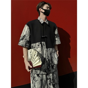 1新中式套装TZ77797特P51衬衫CS77798特P33DK77055特P18大码M-5XL图片