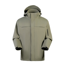 新款男女高品质户外登山服青少年学生冲锋衣夹克外套HS6606，男装夹克，星座1206（原A206）
