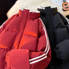 !加厚棉服冬季拼色条纹情侣立领棉衣815A-CM99062-P82特，男装棉衣，星座815A