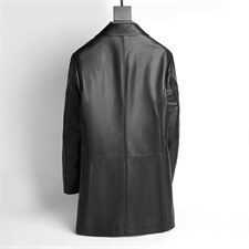 DLSN-G22001海宁皮衣男小牛皮风衣外套韩版修身商务男装P1250，男装皮衣，电商B360