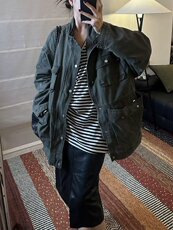 2025复古落肩工装牛仔外套多口袋设计感宽松夹克上衣W6873-P80，男装工装外套，星座412-3