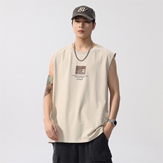 限价69】2026新款凉感背心男士夏季宽松运动无袖t恤潮薄健身坎肩，男装背心/马甲，电商D215