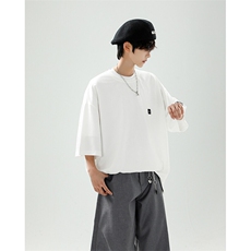 8XL-M重磅！特大码T潮牌上衣男中性华夫格短袖T恤DX304P25控39，男装T恤，电商D206-1