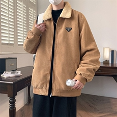 加厚系复古冬季男款休闲翻领水洗棉服夹克棉衣外套潮牌特P，男装夹克，星座715-4