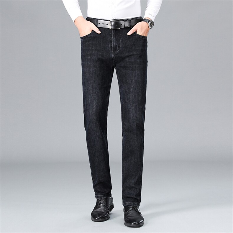 Z6619H钱塘2020-2中年男士秋季新款百搭商务春秋款牛仔裤P67图片