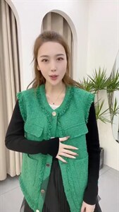 现货小香马甲图片