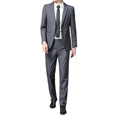 男装中青年纯色上衣潮2023新款春季西服男士外套上衣套装，男装西服套装，电商B212（原钱塘6029）