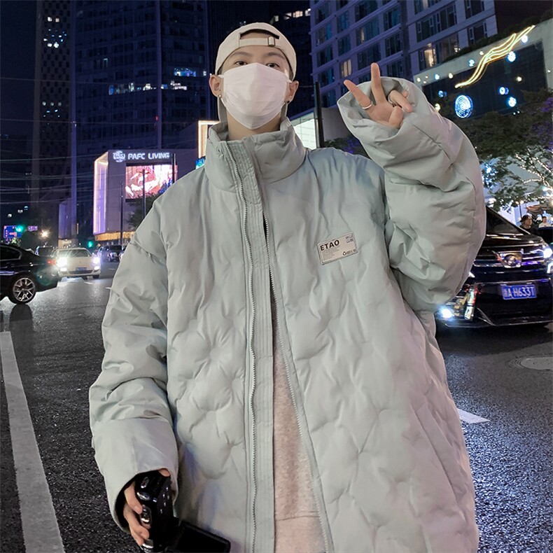 F99-P95韩系温柔宽松羽绒棉服男2024新款冬季加厚潮牌面包服,男装棉衣,星座512-6
