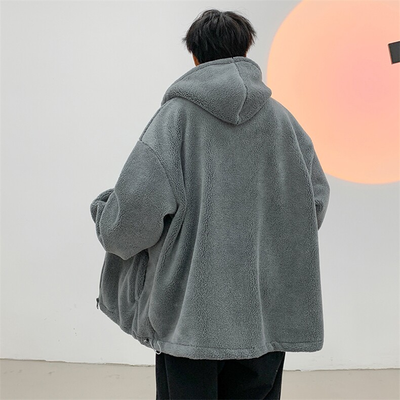 男装冬装羊羔毛棉服港风男女情侣宽松棉衣外套M08935-P55,男装棉衣,星座308B-2