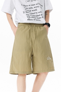 8XL-M 夏季凉感冰丝速干短裤男透气五分休闲裤宽松刺绣DK1537P35图片
