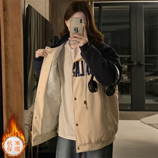 学院风棒球服外套少女冬装2025新款学生宽松加厚棉衣棉服C472-100，男装棉衣，星座911-2(原星座613-2）