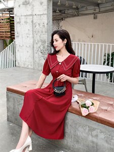 气质连衣裙，大气高端,女装连衣裙,春依恋