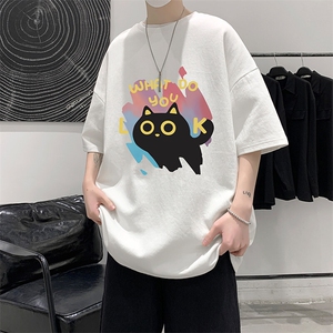 230g重磅纯棉短袖t恤男大码半袖半截袖DX17454-P20