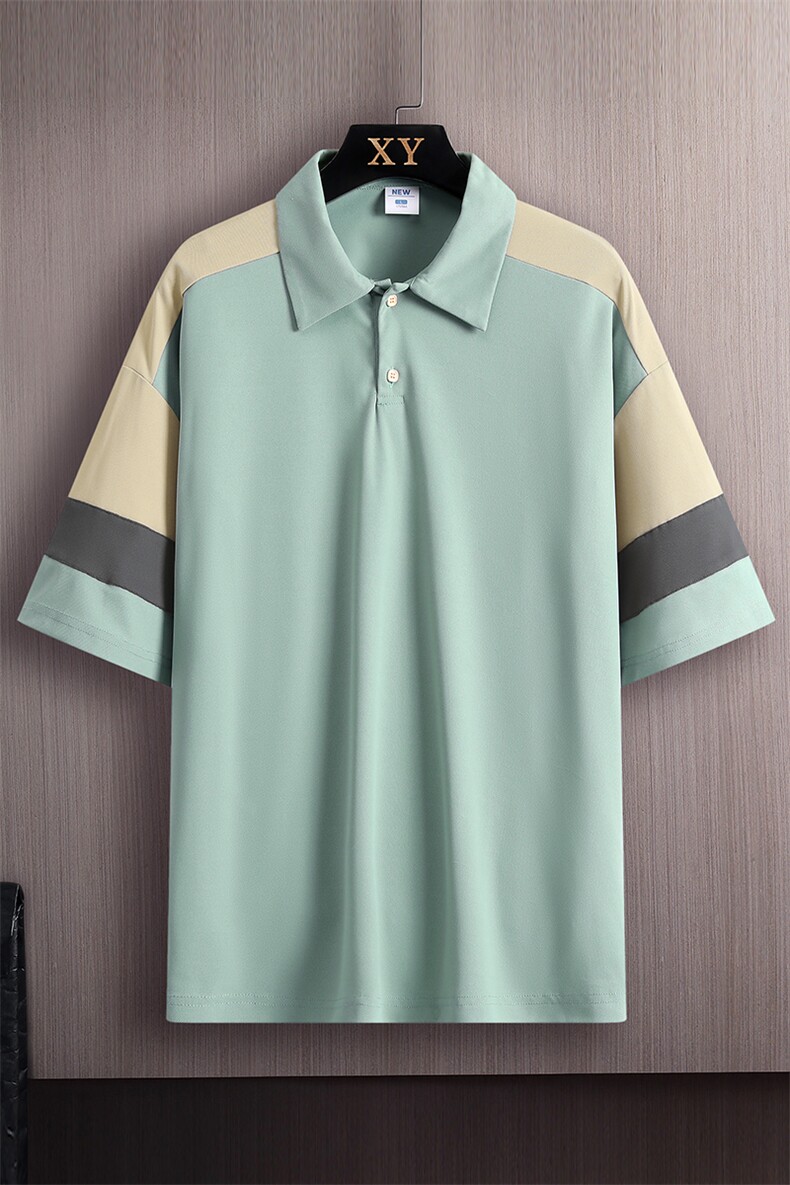 2023夏季新款短袖男木板挂拍潮流polo衫百搭半袖zdp2301-P40控58,男装Polo衫,星座717