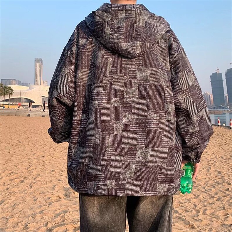 潮流夹克潮男春季连帽夹克JK814P55,男装夹克,星座1116-2